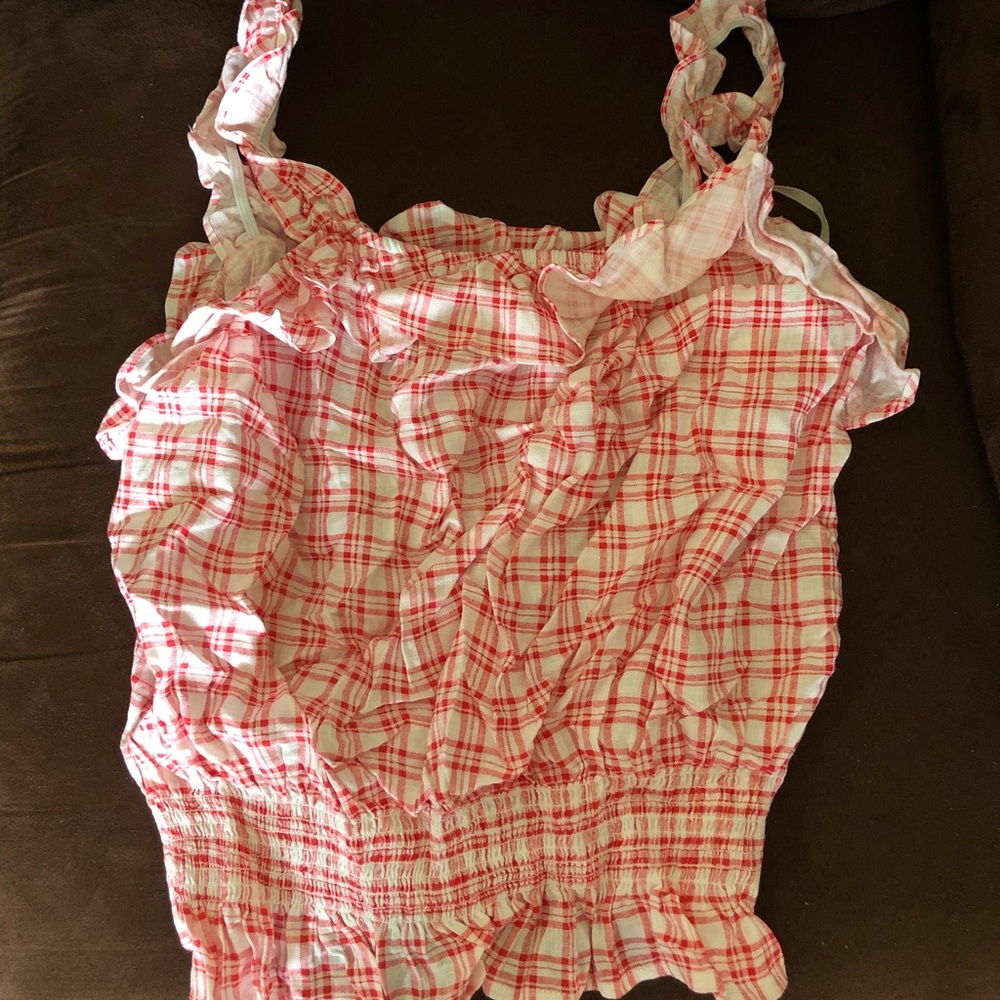 Cute checkered tank top